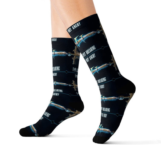 Goated Goods - Final Fantasy - I'm not angry; I'm Limit Breaking - Socks - S -