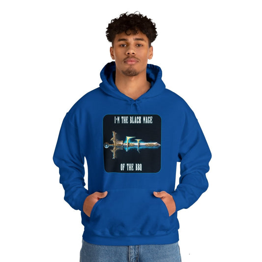 Goated Goods - Final Fantasy - I'm the Black Mage of the BBQ - Unisex Hoodie - Royal - L