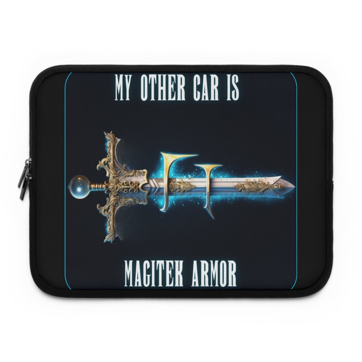 Goated Goods - Final Fantasy - My other car is a Magitek Armor - Laptop Sleeve - Black - 13"