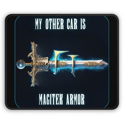 Goated Goods - Final Fantasy - My other car is a Magitek Armor - Mouse Pad - Rectangle - 9" × 7"