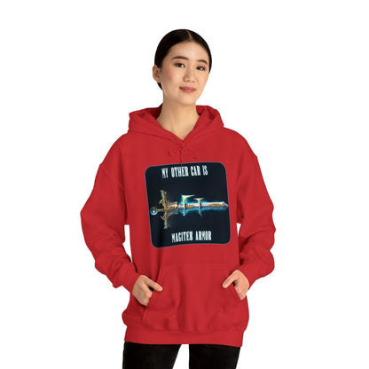 Goated Goods - Final Fantasy - My other car is a Magitek Armor - Unisex Hoodie - Red - S