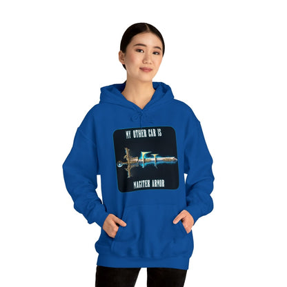 Goated Goods - Final Fantasy - My other car is a Magitek Armor - Unisex Hoodie - Royal - S