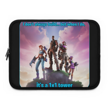 Goated Goods - Fortnite - 1x1 tower - Laptop Sleeve - Black - 13"