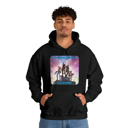 Goated Goods - Fortnite - 1x1 tower - Unisex Hoodie - Black - S