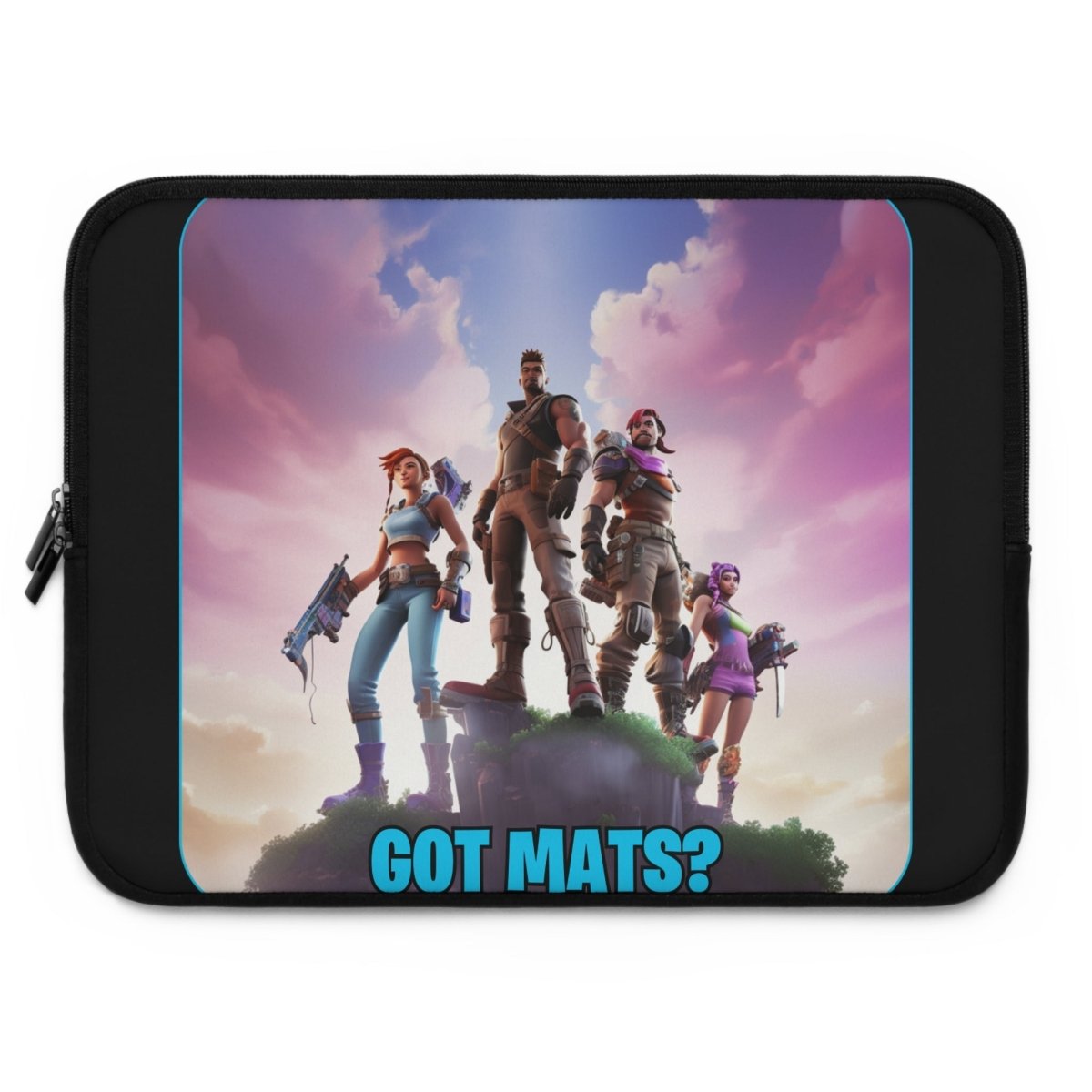 Goated Goods - Fortnite - Got Mats - Laptop Sleeve - Black - 13"