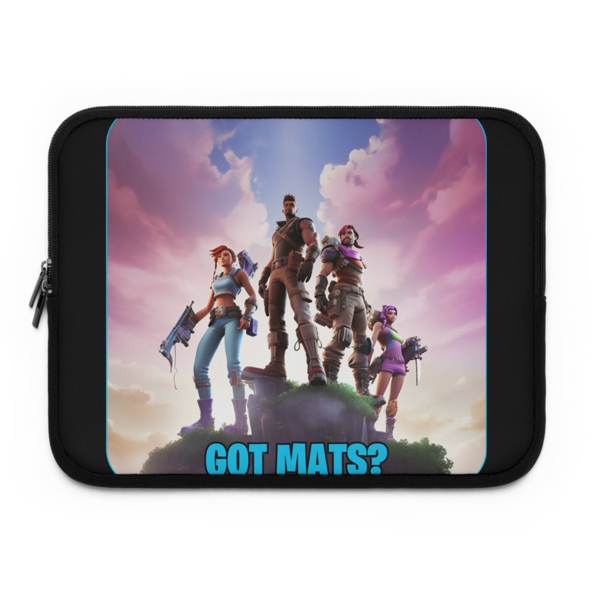 Goated Goods - Fortnite - Got Mats - Laptop Sleeve - Black - 15"