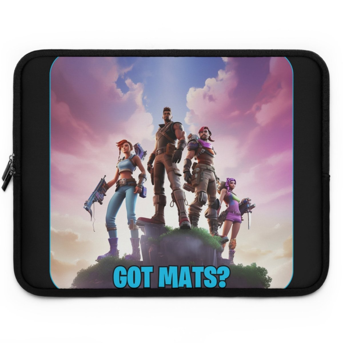 Goated Goods - Fortnite - Got Mats - Laptop Sleeve - Black - 17"