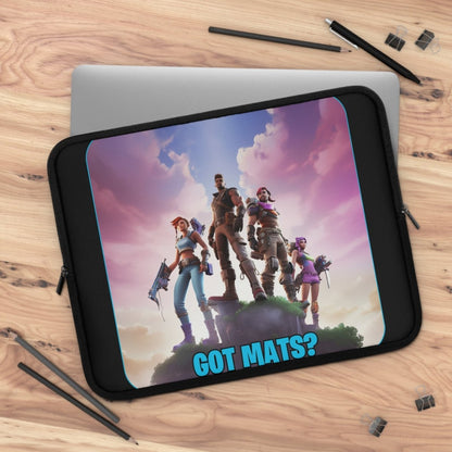 Goated Goods - Fortnite - Got Mats - Laptop Sleeve - Black - 17"