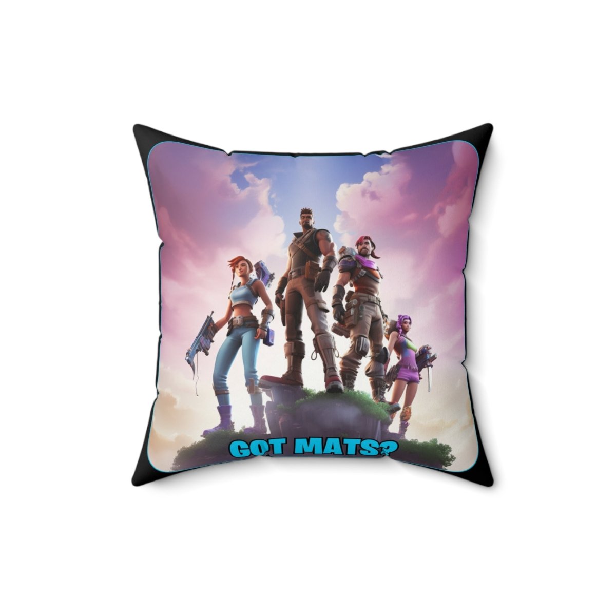 Goated Goods - Fortnite - Got Mats - Square Pillow - 16" × 16" -