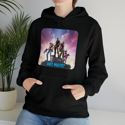 Goated Goods - Fortnite - Got Mats - Unisex Hoodie - Black - S