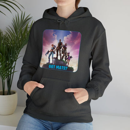 Goated Goods - Fortnite - Got Mats - Unisex Hoodie - Dark Heather - S