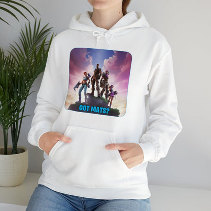 Goated Goods - Fortnite - Got Mats - Unisex Hoodie - White - 5XL