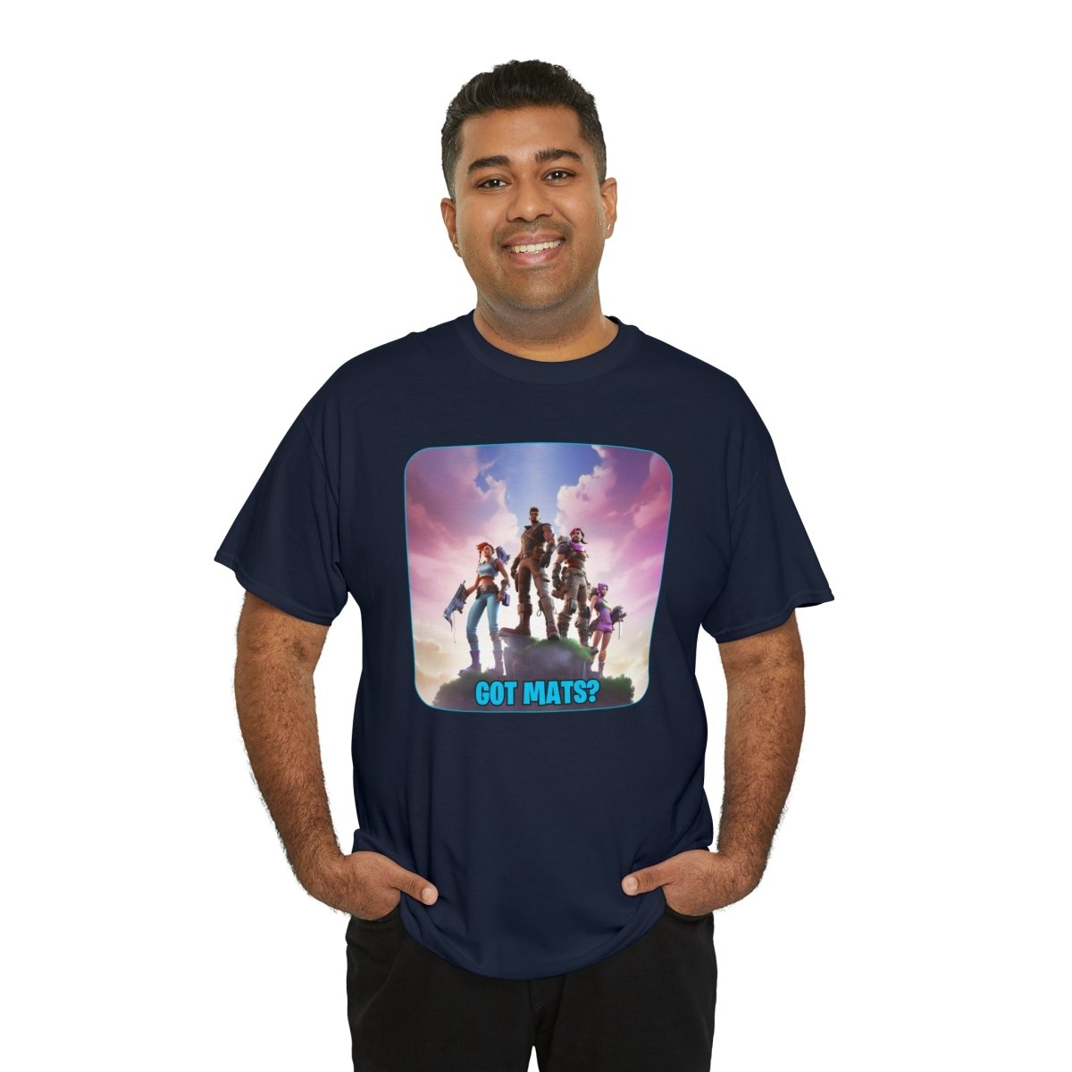 Goated Goods - Fortnite - Got Mats - Unisex T-shirt - Navy - L