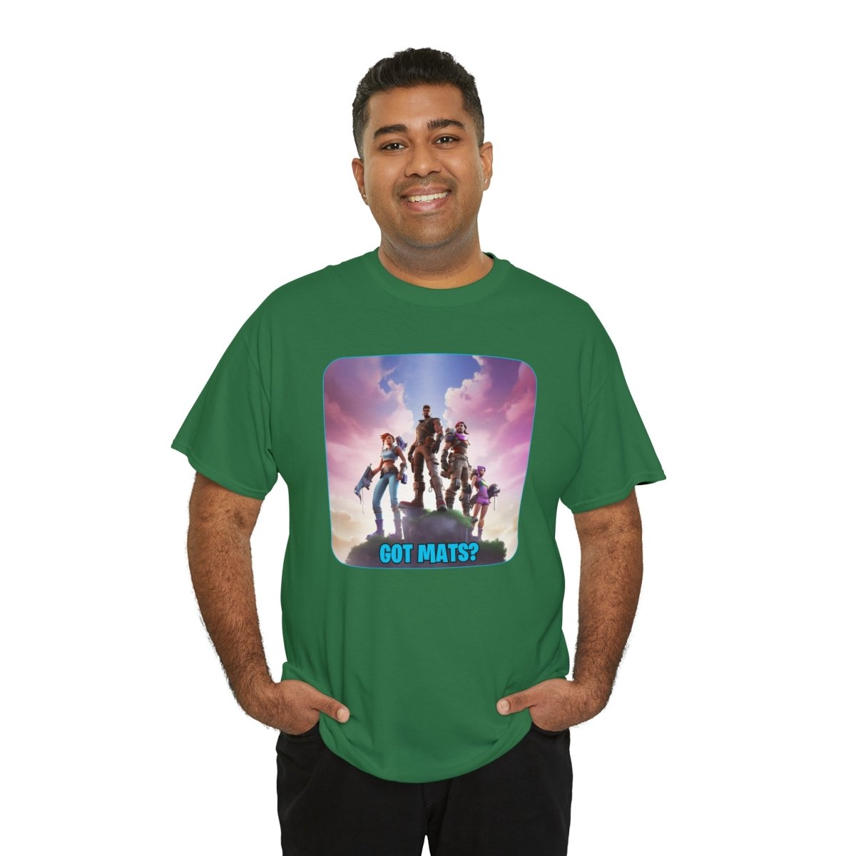 Goated Goods - Fortnite - Got Mats - Unisex T-shirt - Turf Green - S