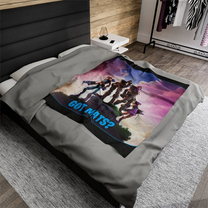 Goated Goods - Fortnite - Got Mats - Velveteen Plush Blanket - 50" × 60" -