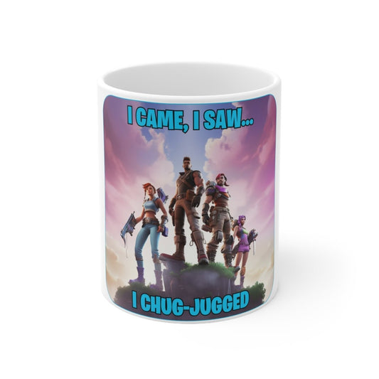 Goated Goods - Fortnite - I Came, I Saw, I Chug-Jugged - Coffee Mug - 11oz -