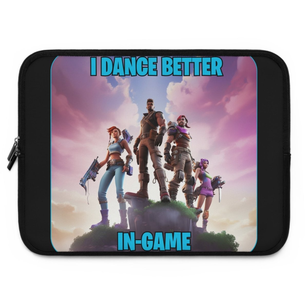 Goated Goods - Fortnite - I Dance Better In-Game - Laptop Sleeve - Black - 17"