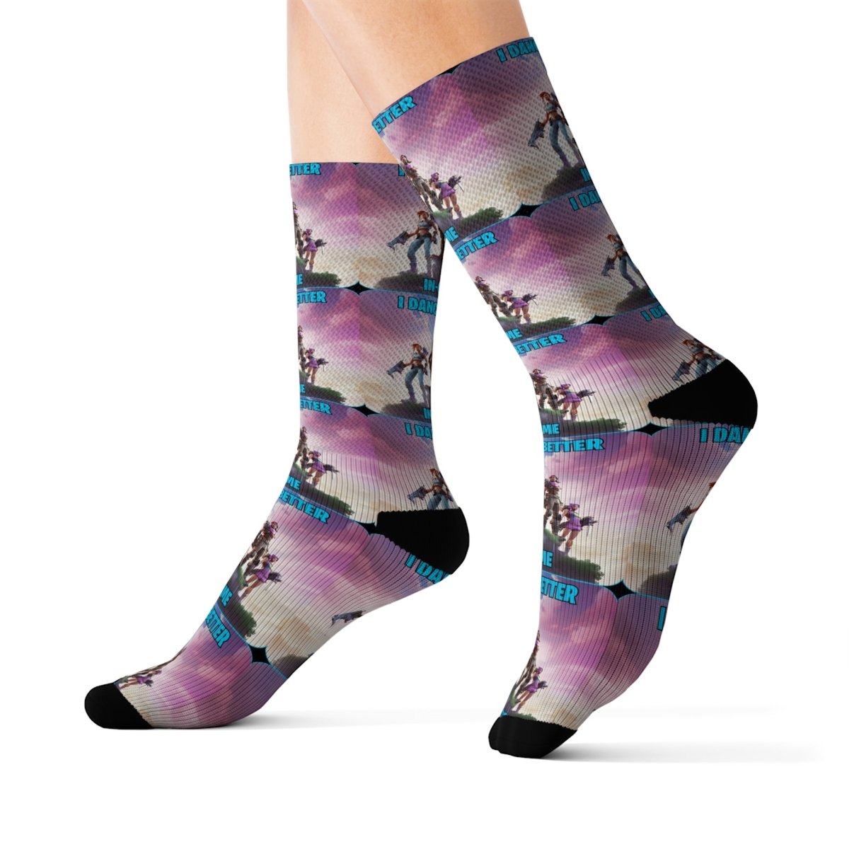 Goated Goods - Fortnite - I Dance Better In-Game - Socks - M -