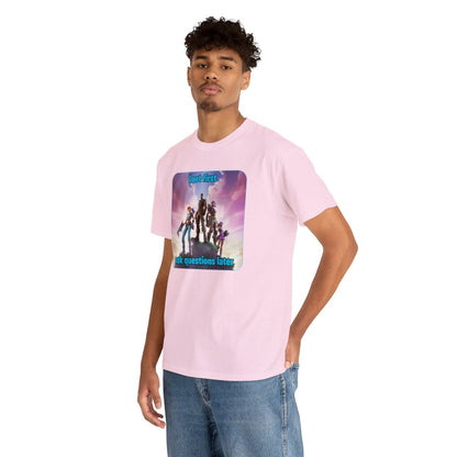 Goated Goods - Fortnite - Loot first, ask questions later - Unisex T-shirt - Light Pink - S