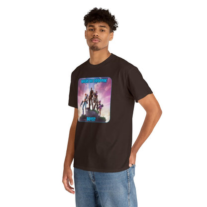 Goated Goods - Fortnite - Where We Droppin', Boys - Unisex T-shirt - Dark Chocolate - 4XL