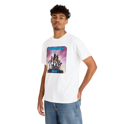 Goated Goods - Fortnite - Where We Droppin', Boys - Unisex T-shirt - White - S