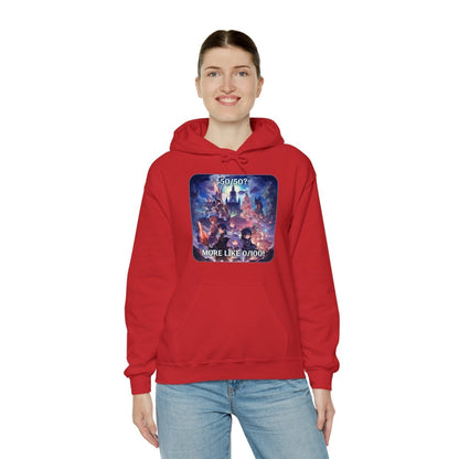 Goated Goods - Genshin Impact - 5050 More like 0100! - Unisex Hoodie - Red - XL