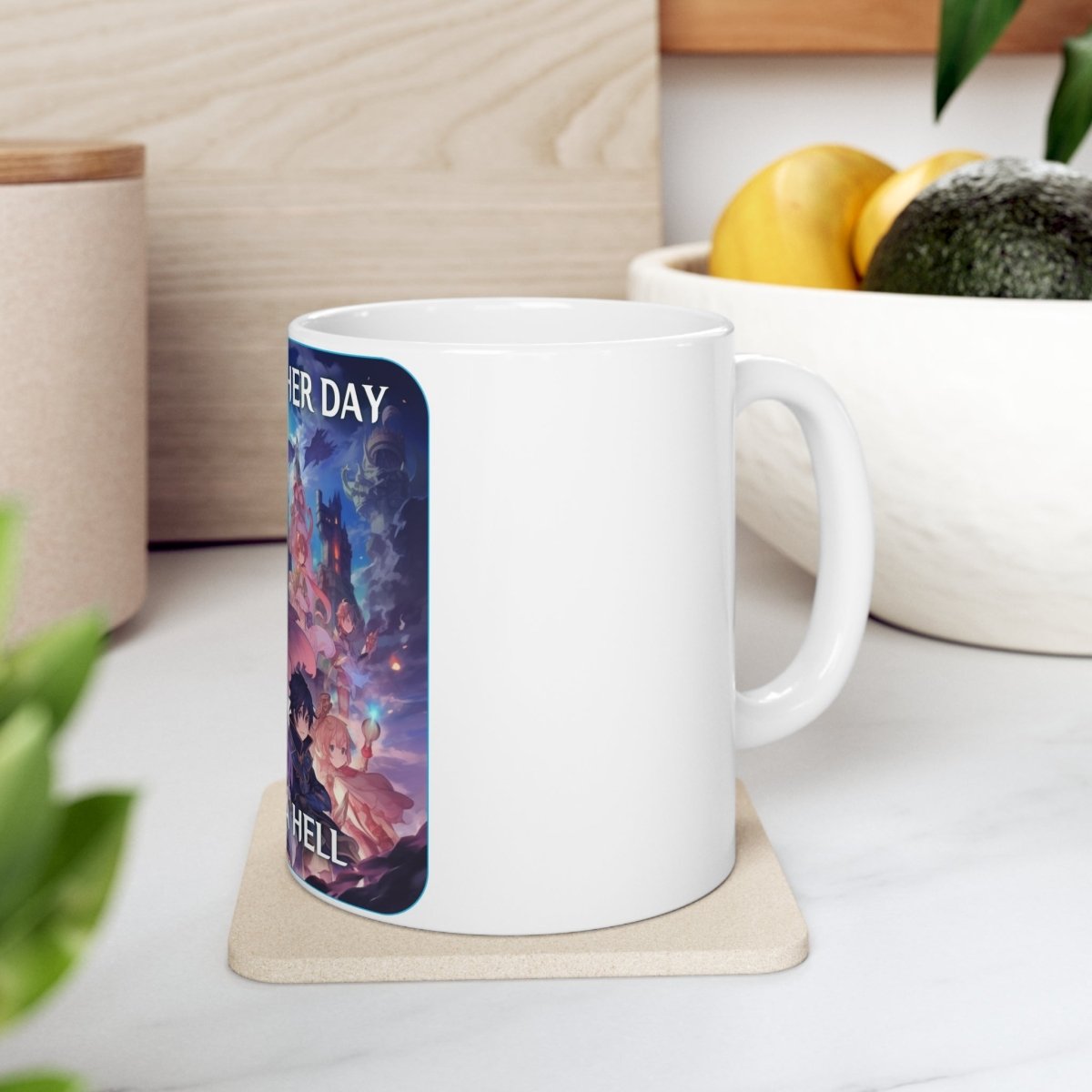 Goated Goods - Genshin Impact - Just Another Day in Gacha Hell - Coffee Mug - 11oz -