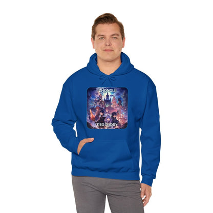 Goated Goods - Genshin Impact - Zhongli Geo Daddy - Unisex Hoodie - Royal - XL