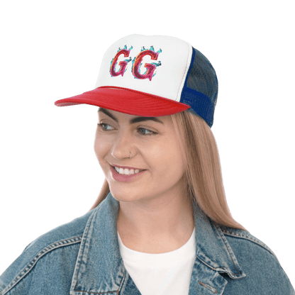 Goated Goods - GG - Classic Trucker Hat - Pink - One size