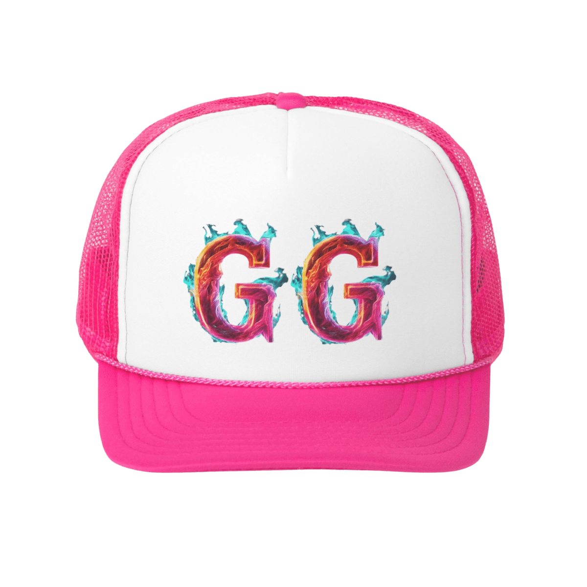 Goated Goods - GG - Classic Trucker Hat - Pink - One size