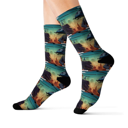 Goated Goods - Grand Theft Auto - Wanted Level Monday Morning - Socks - L -