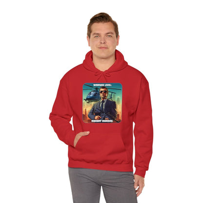 Goated Goods - Grand Theft Auto - Wanted Level Monday Morning - Unisex Hoodie - Red - S