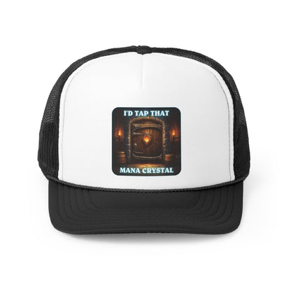 Goated Goods - Hearthstone - I'd tap that Mana Crystal - Trucker Hat - Black - One size