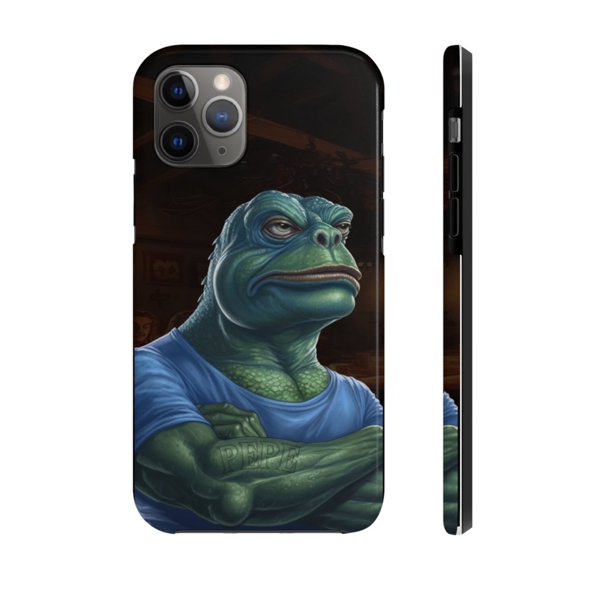 Goated Goods - iPhone Tough Phone Case - PEPE Design - iPhone 11 Pro -