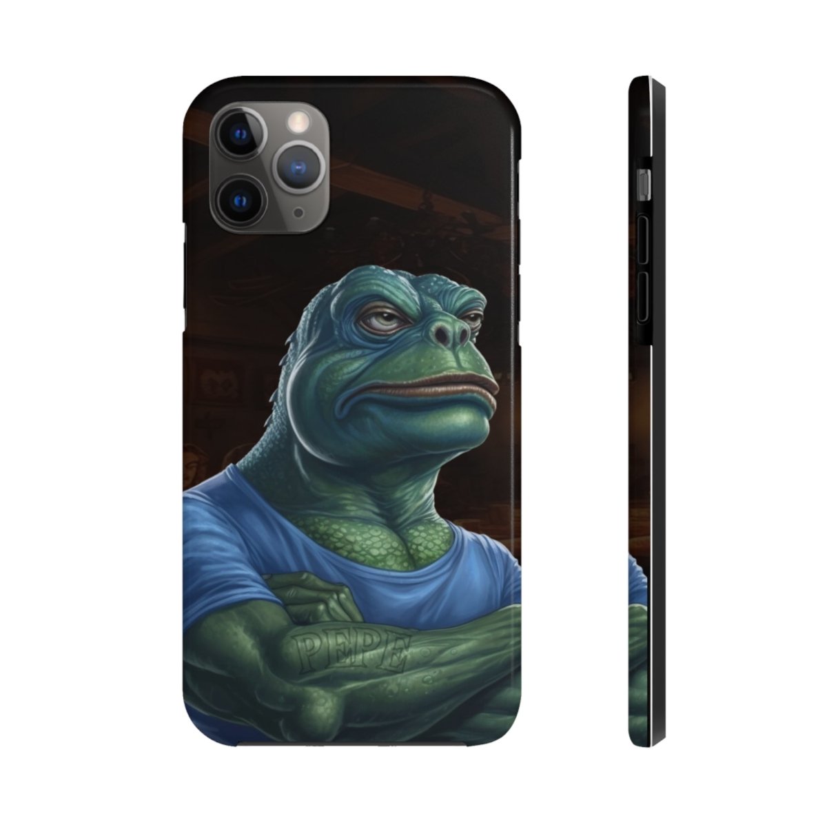 Goated Goods - iPhone Tough Phone Case - PEPE Design - iPhone 11 Pro Max -