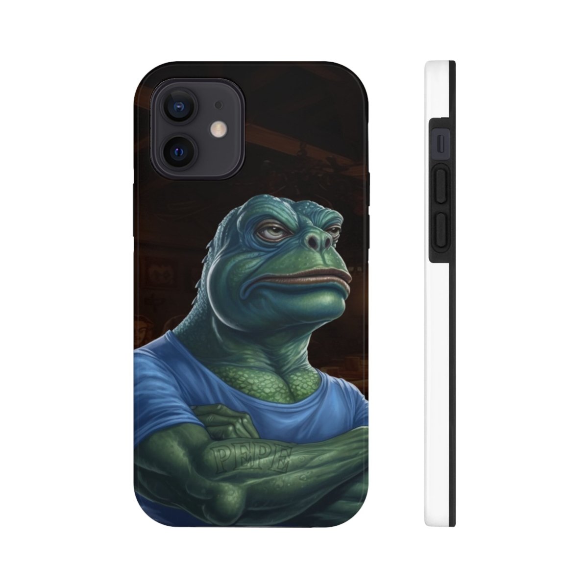 Goated Goods - iPhone Tough Phone Case - PEPE Design - iPhone 12 -