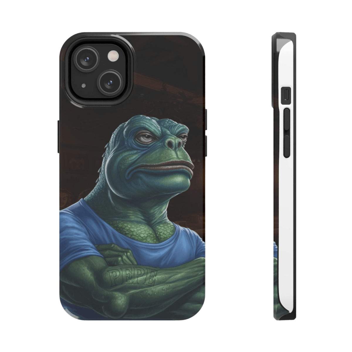 Goated Goods - iPhone Tough Phone Case - PEPE Design - iPhone 14 -