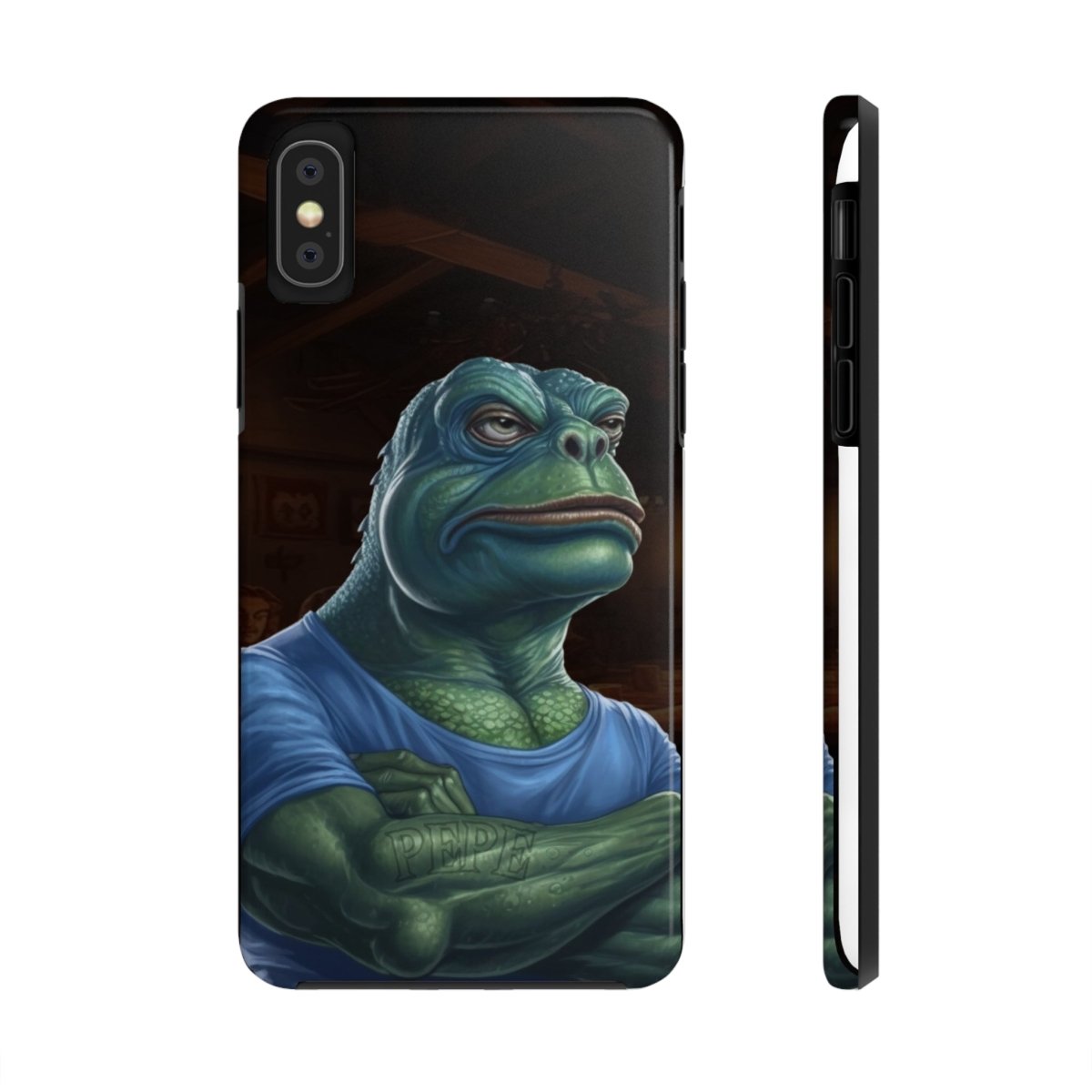 Goated Goods - iPhone Tough Phone Case - PEPE Design - iPhone X -