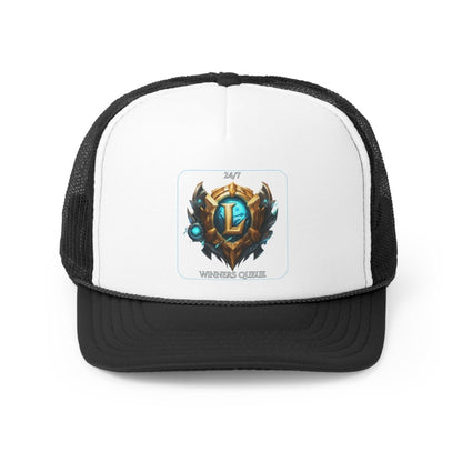 Goated Goods - League of Legends - 247 Winners Queue - Trucker Hat - Black - One size