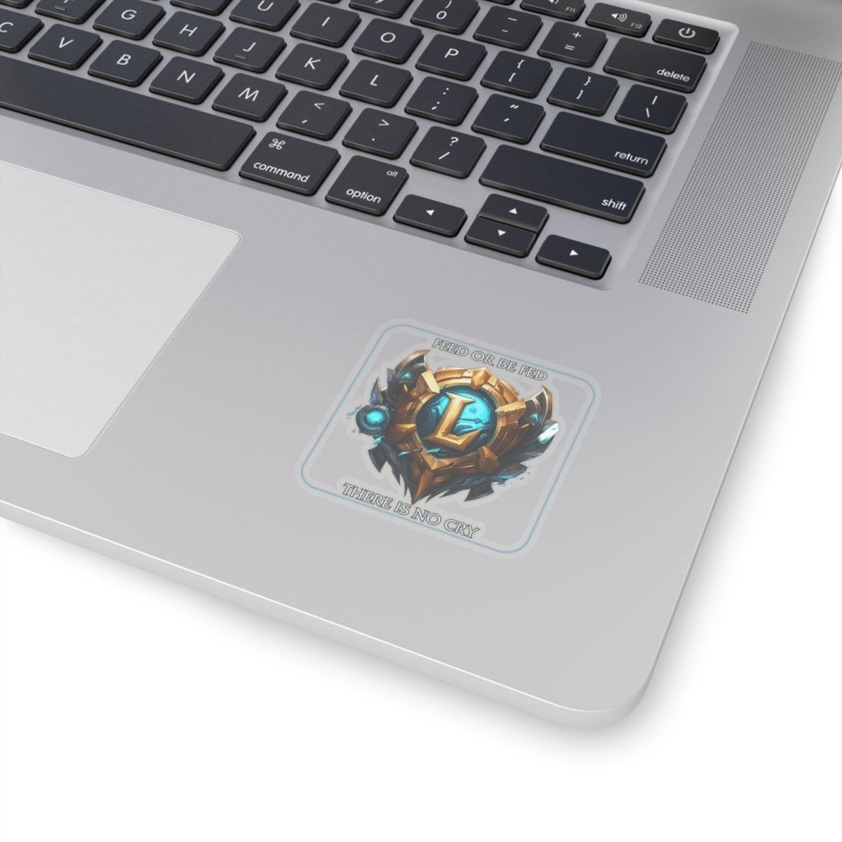 Goated Goods - League of Legends - Feed or be Fed - Kiss-Cut Transparent Sticker - 2" × 2" - Transparent