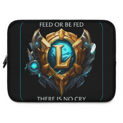 Goated Goods - League of Legends - Feed or be Fed - Laptop Sleeve - Black - 17"