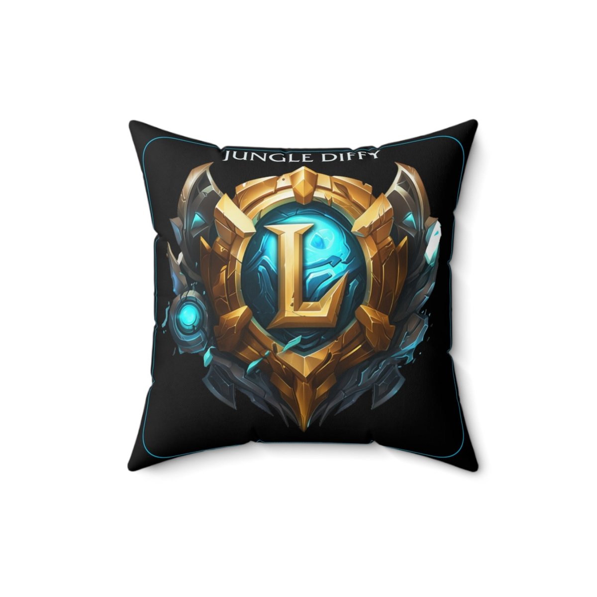 Goated Goods - League of Legends - Jungle Diffy - Square Pillow - 16" × 16" -