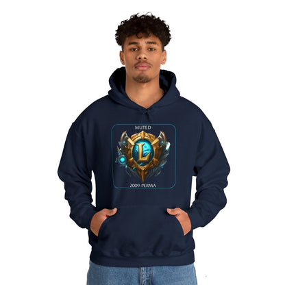 Goated Goods - League of Legends - Muted since 2009 - Unisex Hoodie - Navy - 3XL