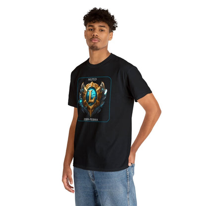 Goated Goods - League of Legends - Muted since 2009 - Unisex T-shirt - Black - S