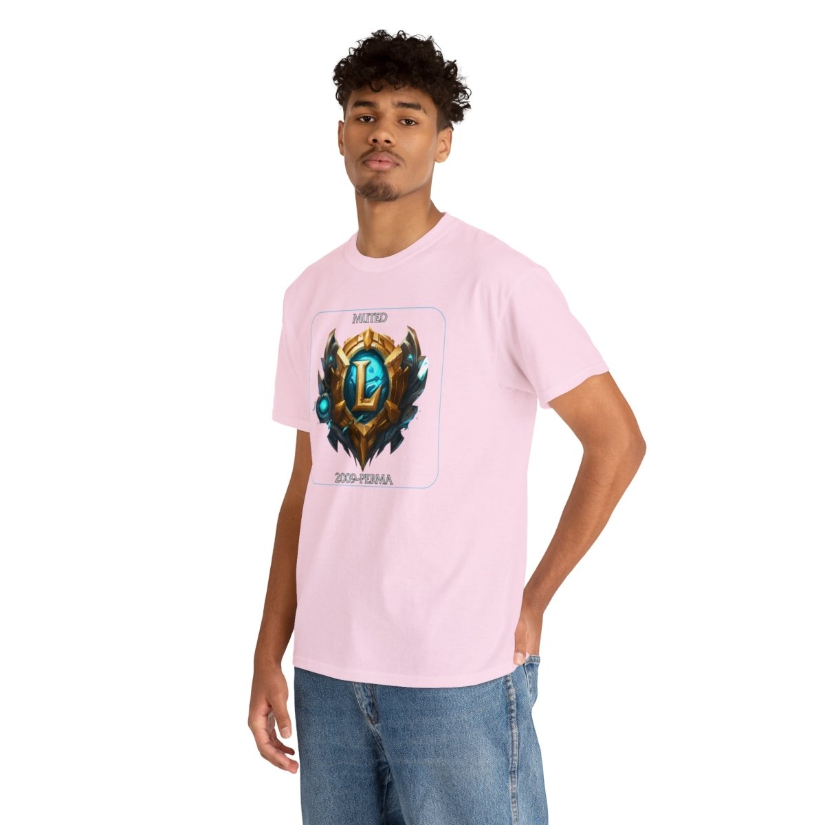 Goated Goods - League of Legends - Muted since 2009 - Unisex T-shirt - Light Pink - S