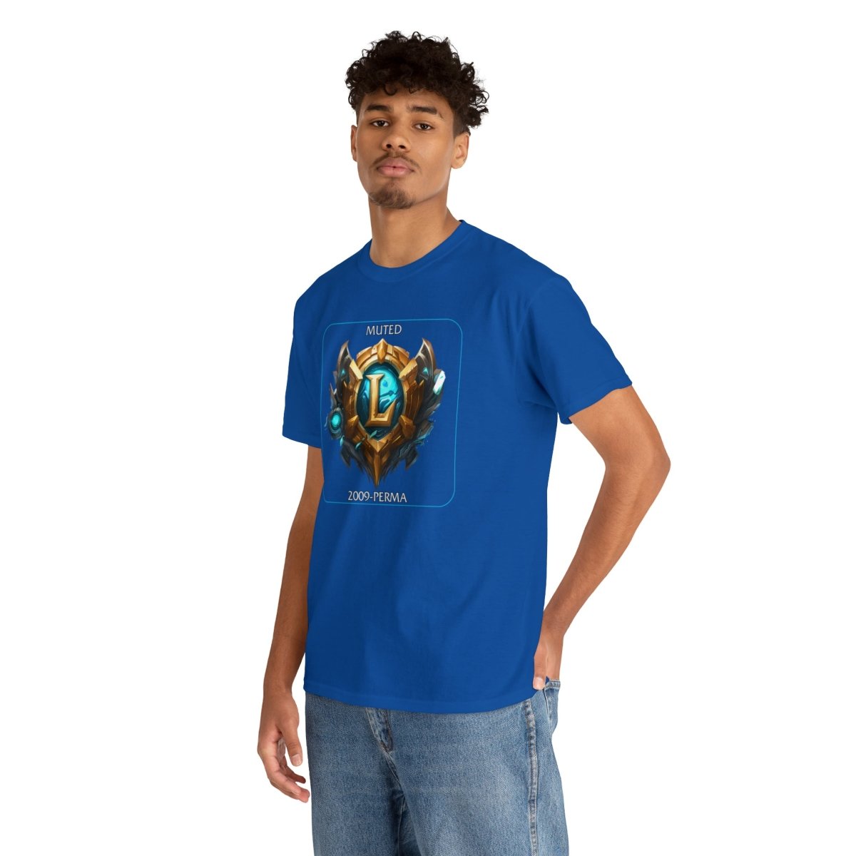 Goated Goods - League of Legends - Muted since 2009 - Unisex T-shirt - Royal - M