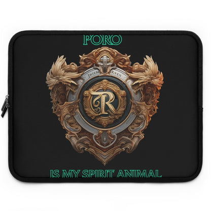 Goated Goods - Legends of Runeterra - Poro is my spirit animal - Laptop Sleeve - Black - 15"