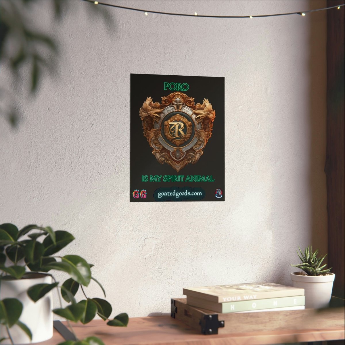 Goated Goods - Legends of Runeterra - Poro is my spirit animal - Matte Vertical Poster - 11″ x 14″ - Matte