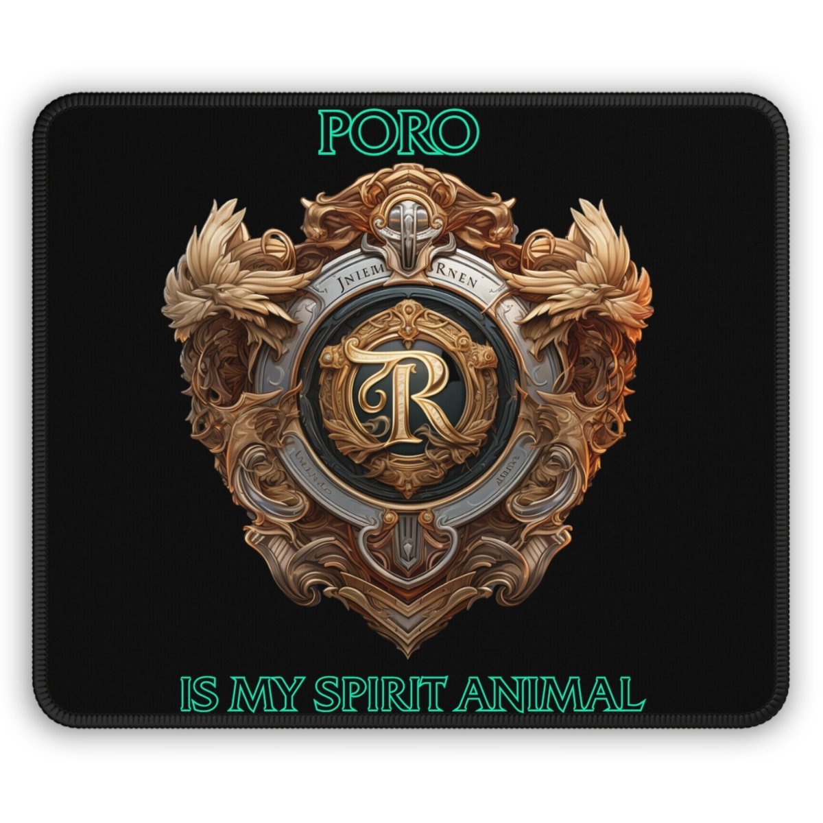 Goated Goods - Legends of Runeterra - Poro is my spirit animal - Mouse Pad - Rectangle - 9" × 7"