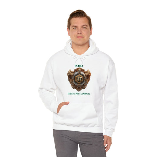 Goated Goods - Legends of Runeterra - Poro is my spirit animal - Unisex Hoodie - White - S